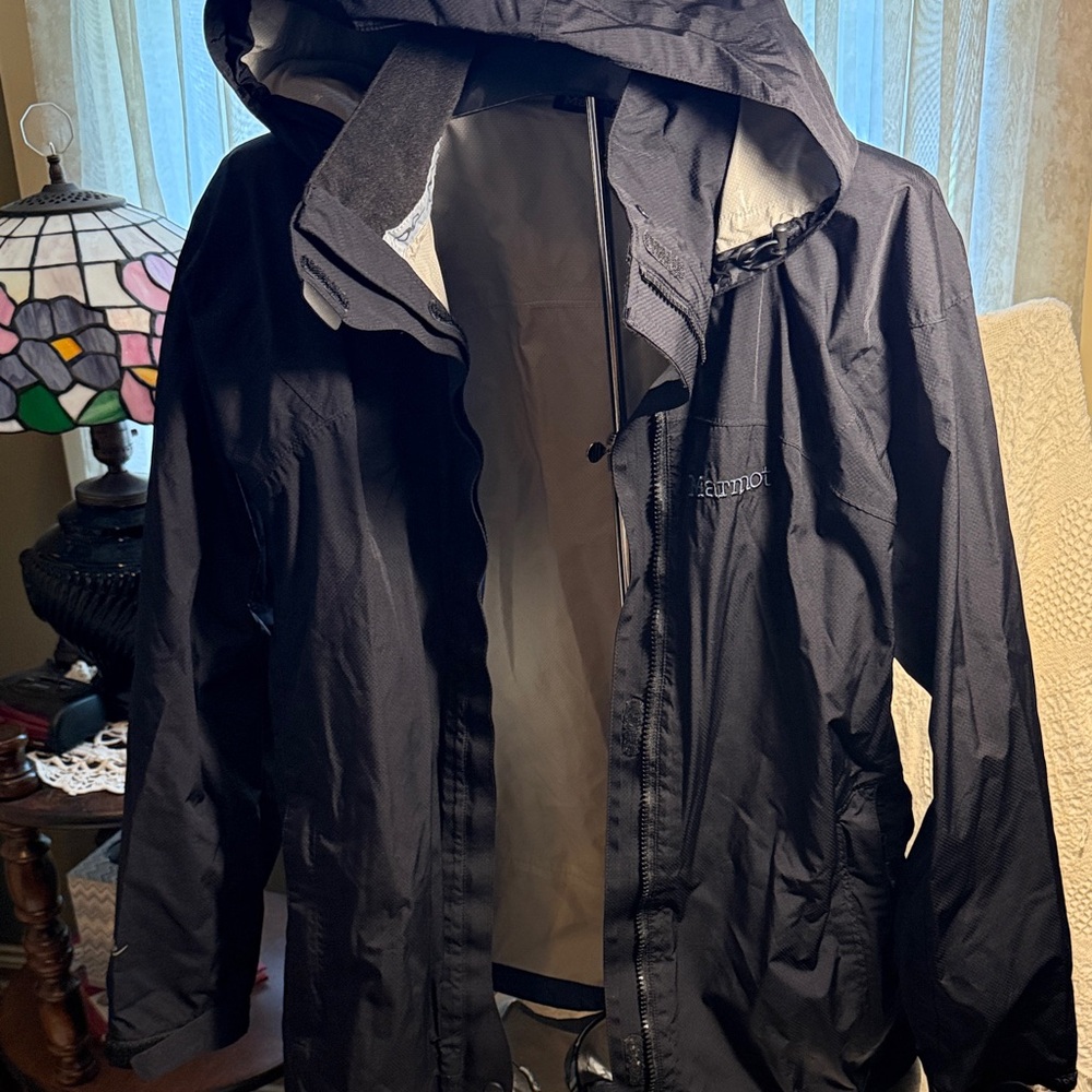 ladies Black Waterproof Hooded Jacket Marmot